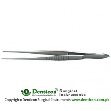 Micro Dissecting Forcep 0.8mm tips,1 x2teeth tungsten carbide coated tips, 11.5cm 0.8mm Serrated tips,11.5cm
